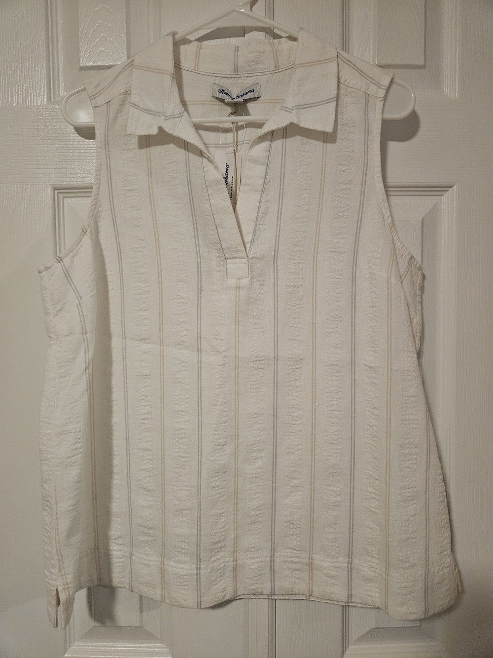 Tommy Bahama Sleeveless Collared Tank